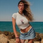 Grey Baby Tee