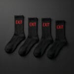 EXIT - Black Premium Long Socks (3 Pairs)