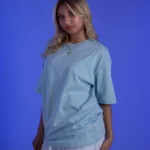 Oversized T-shirt, light blue