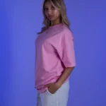 Oversized pink t-shirt