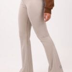 Shechick Beige ActiveFit Wide Leg Leggings
