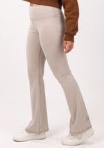 Shechick Beige ActiveFit Wide Leg Leggings