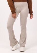 Shechick Beige ActiveFit Wide Leg Leggings - Image 2